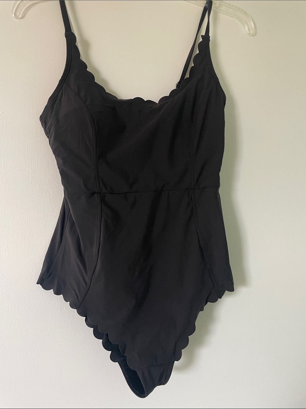 H&M Black Scallop-Edge Women's swimsuit